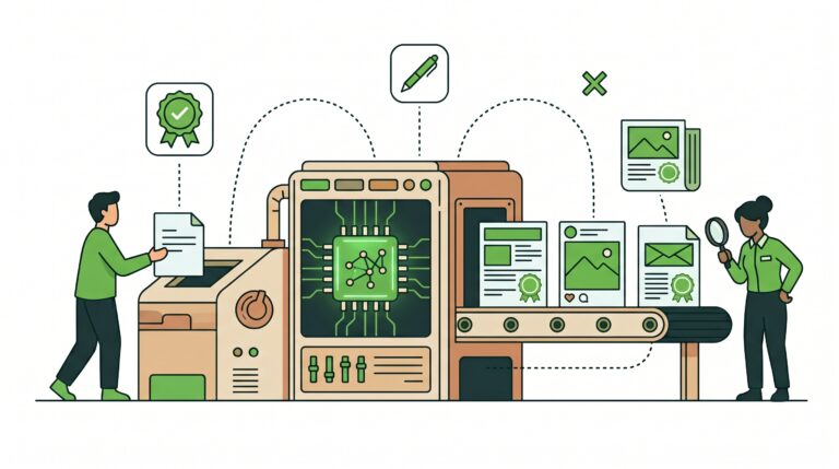 Contenu IA pour les TPE et PME : produire plus, sans sacrifier la qualité