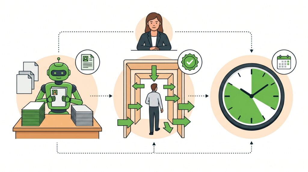 IA pour les RH d’une PME : recrutement, onboarding et gestion du temps automatisés