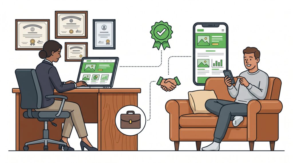 Site internet pour profession libérale : comment attirer des patients et clients via Google