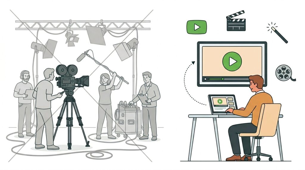 Vidéo IA pour les entreprises — Nethys, agence web